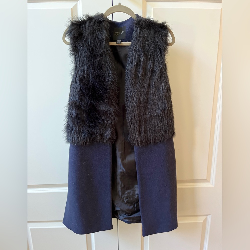 BB Dakota Faux Fur Trimmer Vest